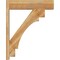 Ekena Millwork Merced Block Rough Sawn Outlooker, Western Red Cedar, 8"W x 32"D x 40"H OUT08X32X40MRC05RWR - alternate 4